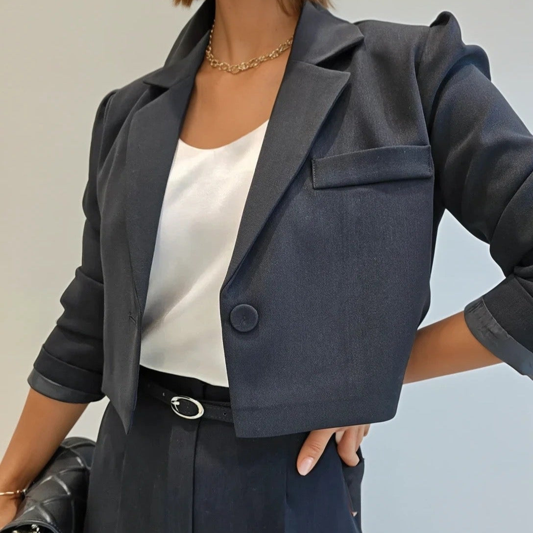 Timeless Chic Crop Jacket