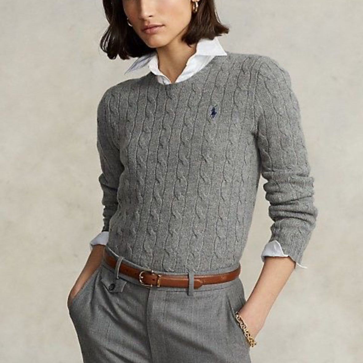 POLO Cable-Knit COTTON - For Women