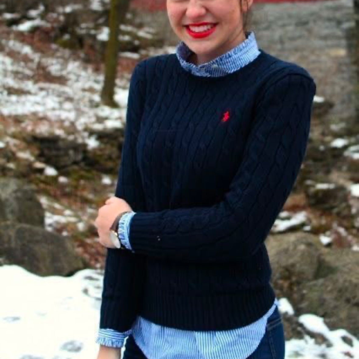 POLO Cable-Knit COTTON - For Women