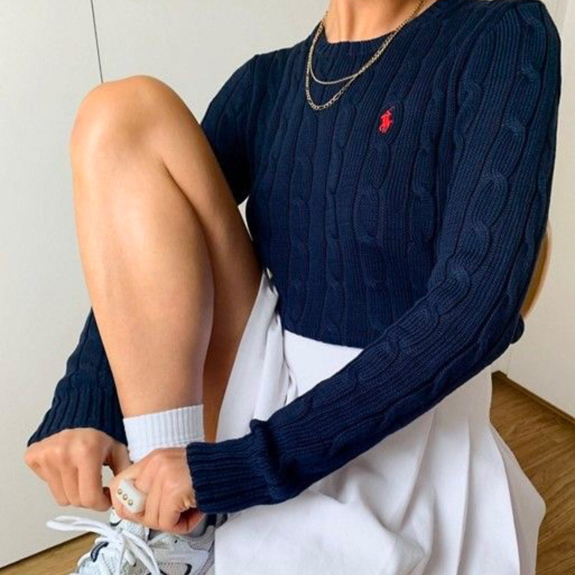 POLO Cable-Knit COTTON - For Women