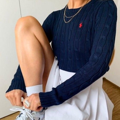 POLO Cable-Knit COTTON - For Women