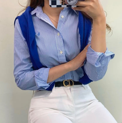 Stripe shirts <Unisex>